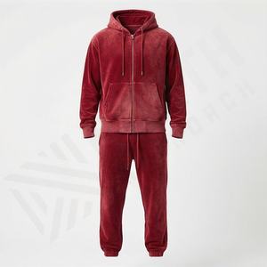 Survêtement personnalisé en couleur délavée à l'acide pour hommes, de haute qualité, personnalisable, respirant, style hivernal, athlétique, fitness, jogging, sweats - Product Image 1