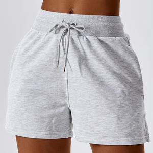 <b>Women</b> Girls Elastic Waist Comfortable Running Jogging Drawstring <b>Loose</b> Cotton Sports <b>Shorts</b> - Product Image 1