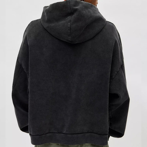 Sudadera con capucha lavada para hombre, sudaderas con capucha de algodón 100% para hombre, sudaderas personalizadas, jersey de gran tamaño para hombre con capucha - Product Image 2