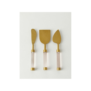 Luxurious <b>Light</b> Gold Party Dessert <b>Twig</b> Diamond Metal Handle Stainless Steel Wedding Cake Server Set - Product Image 5