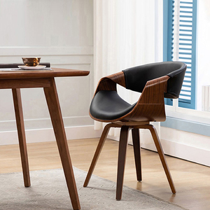 <span class=keywords><strong>Chaise</strong></span> de salle à manger <span class=keywords><strong>en</strong></span> <span class=keywords><strong>bois</strong></span> avec dossier incurvé et siège rembourré <span class=keywords><strong>pour</strong></span> café, bistro et hôtel. - Product Image 2