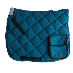 แผ่นรองอานม้าแบบคลาสสิกยอดนิยม ผลิตตามสั่ง OEM พร้อมช่องใส่ของ ขายส่งจากผู้ผลิตโดยตรง สำหรับกีฬาขี่ม้าแบบดั้งเดิม - Product Image 1