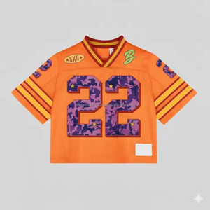 REHEX IMPEX Camisetas de Fútbol Americano Personalizadas para Hombre, 100% Poliéster, Transpirables, Cuello en V, Manga Corta, Nombres de Equipos Personalizados - Product Image 4