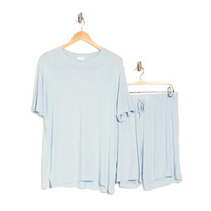 Streetwear Ensemble T-shirt et short pour homme avec logo personnalisé Vêtements de sport d'été en coton pour la course Streetwear personnalisé Ensembles courts pour homme - Product Image 4