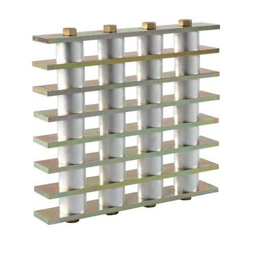 250mm Square Grid Neodymium Magnet N35 Grade Industrial Application Permanent Welding Service Coated Surface