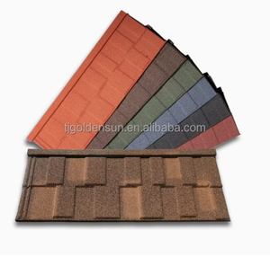 Tuiles enduites de pierre compatibles solaires Conception d'<span class=keywords><strong>ardoise</strong></span> de bronze, toit frais économiseur d'énergie Garantie limitée de 50 ans - Product Image 1