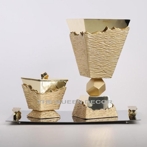 Quemador Bakhoor de Metal de Venta caliente para decoración del hogar y fragancia, quemador de incienso moderno árabe de Oriente Medio para fragancia - Product Image 1