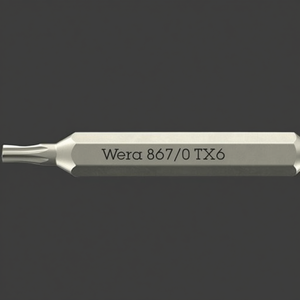 Juego de puntas de destornillador 6 L.30mm Micro TX 6 867/0 WERA VPE 10 - Product Image 3