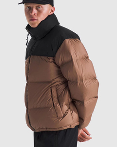 Chaqueta Acolchada con Capucha y Cuello Alto, Diseño Moderno, Impermeable, Transpirable, Cortavientos, Abrigo Cálido para Otoño, Chaqueta para Hombre - Product Image 3