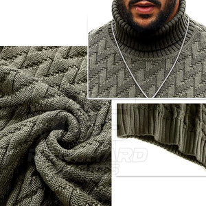Men Stylish Knit <b>Pullover</b> <b>Sweater</b> Warm Comfortable Wear Men Thick Knit <b>Pullover</b> <b>Sweater</b> Soft Warm Winter Wear - Product Image 6