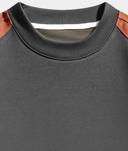 Sweat-shirt à col rond pour homme, décontracté, 100% coton, tendance, polyvalent, manches longues, pull-over, haut d'hiver, fabriqué au Bangladesh - Product Image 3