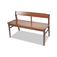 Meubles de maison OEM et ODM meubles de salle à manger bancs en bois avec dossier style coréen et japonais