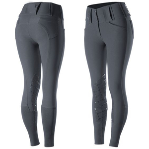 Pantalones de montar a caballo de silicona para mujer, calzas ecuestres con bolsillos, de fábrica, OEM - Product Image 5