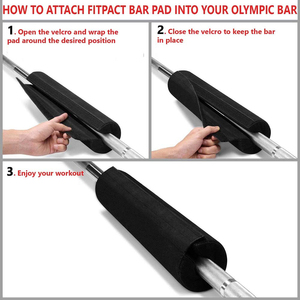 Protector de Hombro para Barra de Pesas, Antideslizante, Portátil, de Goma, para Gimnasio, Fitness, Sentadillas - Product Image 4