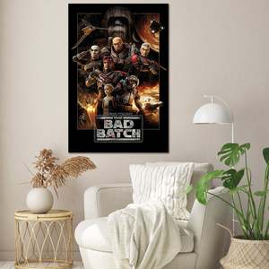 Póster de Star Wars: The Bad Batch de Estilo Moderno, Secuela de The Clone Wars, para Decoración de Pared - Product Image 3