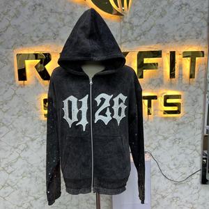 Sudadera con Capucha de Corte Perfecto, Edición Deportiva, Nuevo Estilo, Buena Cremallera, Impresión Personalizada, Fabricada en Fábrica, Precio Económico, Sudaderas para Hombre - Product Image 1