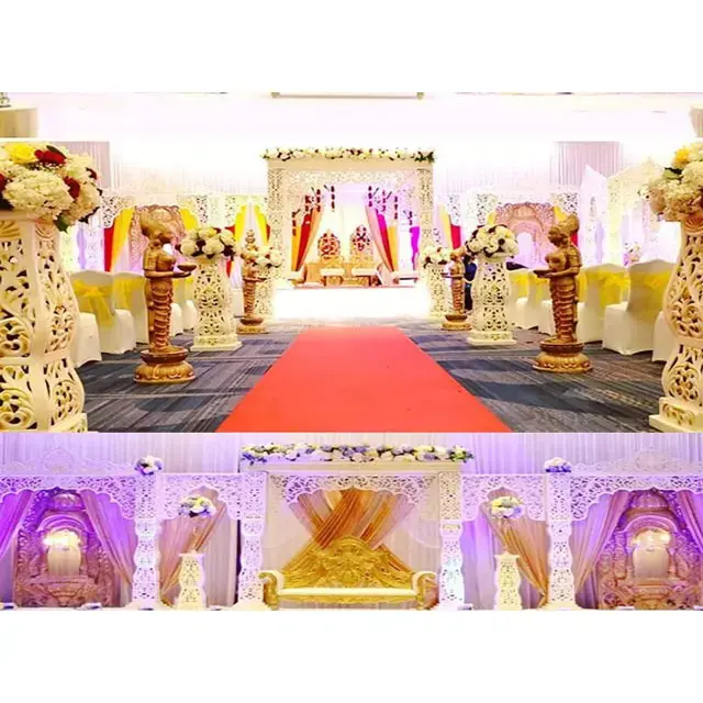 Top Bollywood Wedding Event Mandap Cum Stage Mughal Bruiloft Oude Bollywood Mandap Prachtige Mandap Voor Dream Wedding Usa