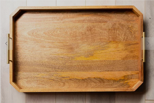 Gran oferta, bandeja de servicio rectangular de madera con patrón de planta japonesa y plato de cena para restaurante - Product Image 2