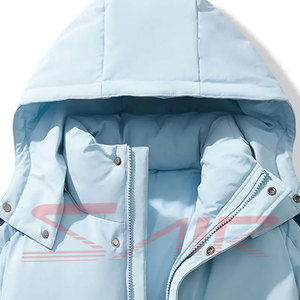 High Quality Custom Casual Canvas Waterproof Puffer <b>Jacket</b> Winter Professional Manufacturer's <b>Plus</b> <b>Size</b> Coat with Zipper Closure - Product Image 4