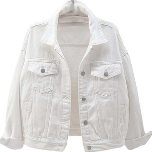 Chaquetas Vaqueras de Motociclista para Mujer al por Mayor, Personalizadas, Casuales, con Botones, Extra Grandes, Ecológicas, Resistentes al Viento, Tejidas, con Logotipo y Color Personalizados - Product Image 5