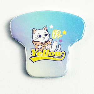 Broche Papillon Brodé - Broche Personnalisée en Laiton Métallique pour Décoration de Vêtements - Product Image 1