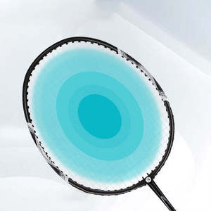 Raquette de badminton portable entièrement en carbone, impression de logo personnalisable, design original antidérapant, légère, prix bas - Product Image 6