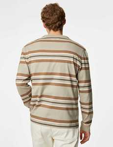 เสื้อยืดคอกลมแขนยาวผ้าฝ้ายพรีเมียมสำหรับผู้ชาย แบรนด์ส่วนตัว รับทำโลโก้ตามสั่ง OEM ODM MOQ ต่ำ - Product Image 4