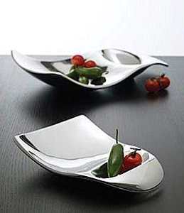 Plat de bateau ovale vert antique de luxe en aluminium motif doublé ton vert et or plat de service ovale plateau en métal plat de serveur pas cher - Product Image 6