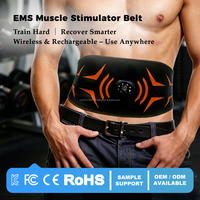 Ceinture d'entraînement EMS en gros pour la récupération post-entraînement et le tonification du tronc, masseur lombaire rechargeable avec livraison rapide