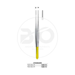 Instrumentos quirúrgicos de alta calidad, acero inoxidable médico Dental con insertos de carburo de tungsteno, fórceps de vendaje de tejidos Adson - Product Image 2
