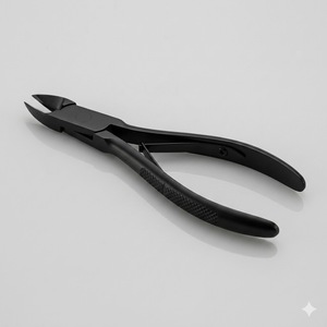 Professional <b>Cuticle</b> Nipper 5 Inch With Lock Stainless Steel Matte Black Finish Nail <b>Cuticle</b> <b>Tool</b> - Product Image 5