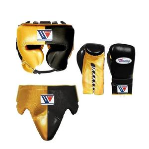 Ensemble de boxe et d'entraînement professionnel en cuir véritable bicolore de haute qualité pour hommes et femmes MS-SS-08 - Product Image 1
