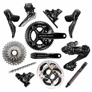 GRUPO DE TRANSMISIÓN Shi-mano Dura-Ace R9200 Di2 (Negro) (2 x 12 Velocidades) (11-30T) (Freno de Disco) - Product Image 1