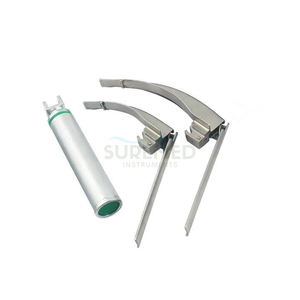 Laryngoscope manuel de taille adulte à prix d'usine avec éclairage à fibre optique pour usage chirurgical - Product Image 4