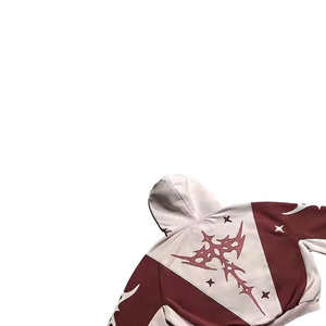 Personalizado al por mayor de manga larga sudaderas con capucha y sudaderas con capucha de moda del fabricante de impresión personalizada Sudadera con capucha de gran tamaño - Product Image 4