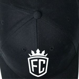 Gorra de Béisbol Negra Estructurada de la División Fight, Diseñada para Entrenamiento en Gimnasio, Ropa Urbana y Estilo Diario - Product Image 3