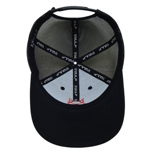 Logo brodé 2D et patch en caoutchouc personnalisé Chapeaux de camionneur structurés à 6 panneaux Casquettes Bandes de couture imprimées Boucle à simple boutonnage OEM - Product Image 5