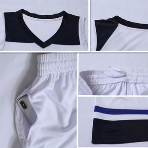 Nuevo Uniforme de Baloncesto Unisex, Colores y Logotipo Personalizables, 100% Poliéster, Transpirable, de Secado Rápido, Conjuntos Deportivos para Equipos, Entrenamiento - Product Image 6