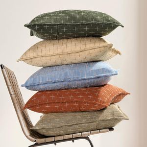 Pillow 18x18 Soft Polyester Textured Pillow Covers Cozy Farmhouse <b>Throw</b> Pillows <b>for</b> <b>Couch</b> Bed Sofa Living Room No Latex - Product Image 3