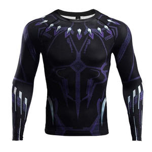 Hot Sale Custom Made Private Label <b>Rash</b> <b>Guard</b> New Design Long Nylon Material for MMA and Swimming Low MOQ - Product Image 1