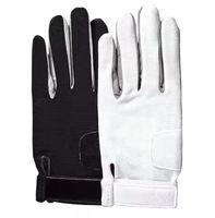 Guantes de Paracaidismo de Verano Unisex de Alta Calidad, Resistentes al Viento, de Cuero, con Dedos Completos, Logotipo Personalizado, Color Negro