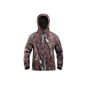 Veste coupe-vent unie style camouflage personnalisée avec fermeture éclair-Vestes coupe-vent softshell OEM de haute qualité - Product Image 5