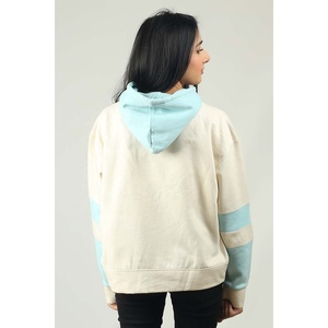 เสื้อฮู้ดแขนยาวสำหรับผู้หญิง, เสื้อฮู้ดผ้าฟลีซแบบสวมหัวผ้า20% คอตตอน80% สำหรับผู้หญิงใช้ได้ทั้งชายและหญิง - Product Image 3