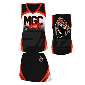 Uniforme de pom-pom girl personnalisé à bas prix Vente en gros de votre propre conception - Product Image 4
