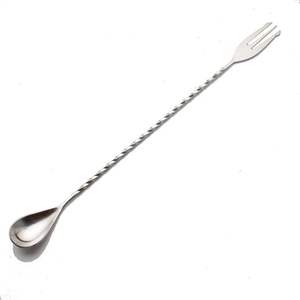 Cuillère de bar élégante en métal pour la configuration de bar moderne ajoutant du style et de la fonctionnalité à la préparation de cocktails à la maison - Product Image 6