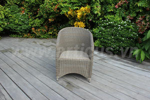 ชุดโต๊ะอาหารแบบเรียบง่ายทันสมัยที่ดีที่สุดชุดรับประทานอาหารทำจากหวายอลูมิเนียมโครงหวายชุดรับประทานอาหารที่เรียบง่าย - Product Image 4