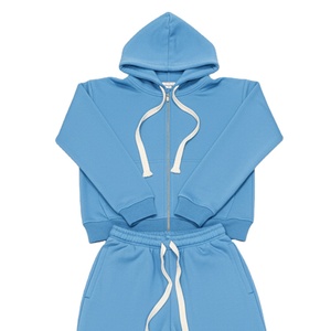 Custom Tracksuits for Men Breathable Oversized High Quality 100% Cotton Heavyweight with Drawstring Blank Tracksuits <b>Low</b> price - Product Image 5