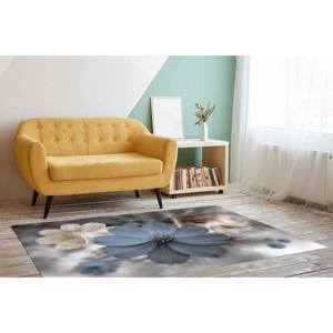 Tapis floral : design moderne aux motifs végétaux, tapis d'appoint botanique, tapis en chenille - Product Image 2