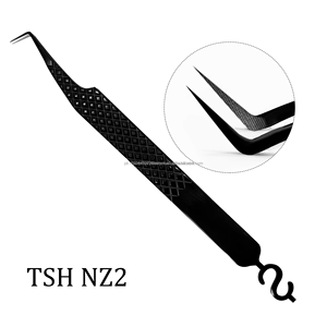 Pinzas de Precisión para Cejas con Punta Curva de Acero Inoxidable de Grado Médico, Mango Cómodo, Fabricante OEM para Depilación y Belleza - Product Image 3