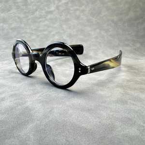 Lunettes de soleil en corne de buffle minimalistes écologiques haut de gamme, faites à la main, forme géométrique moderne, couleur naturelle, emballage personnalisé - Product Image 2